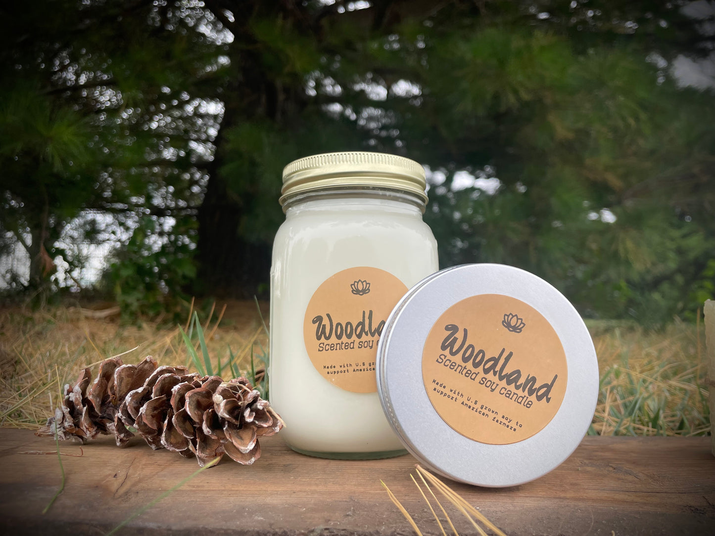 Woodland Scented Soy Candle