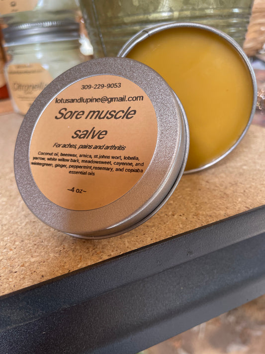 Sore Muscle Salve