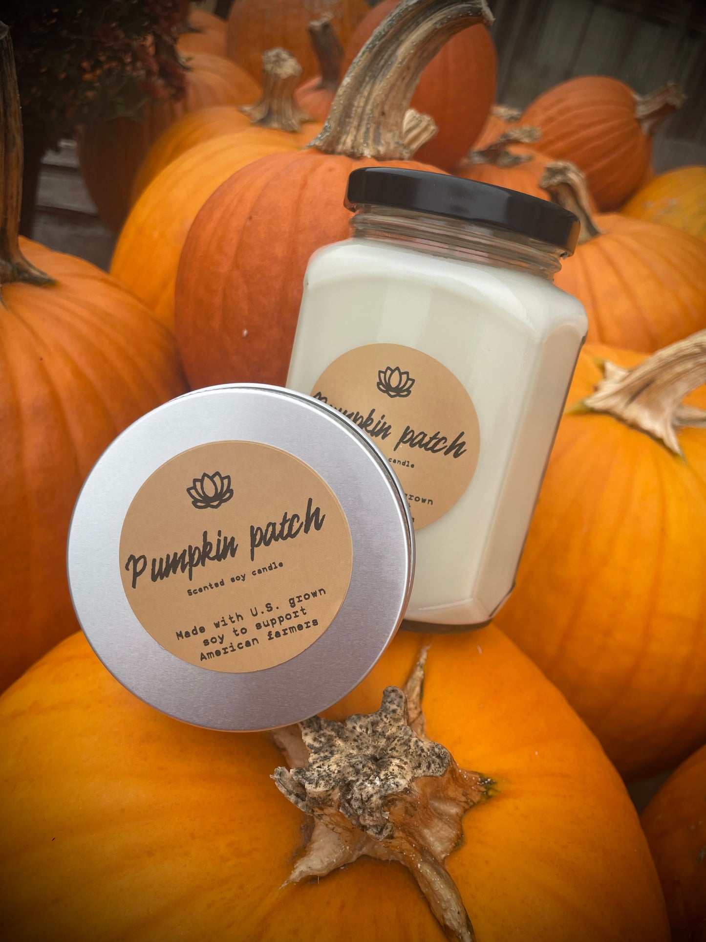 Pumpkin Patch Scented Soy Candle