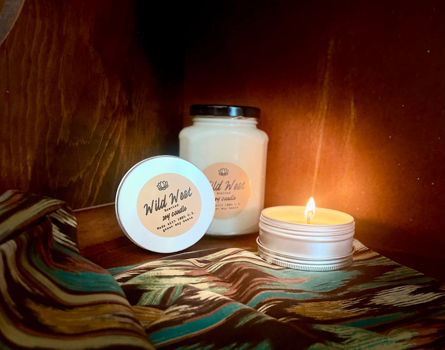 Wild West Scented Soy Candle